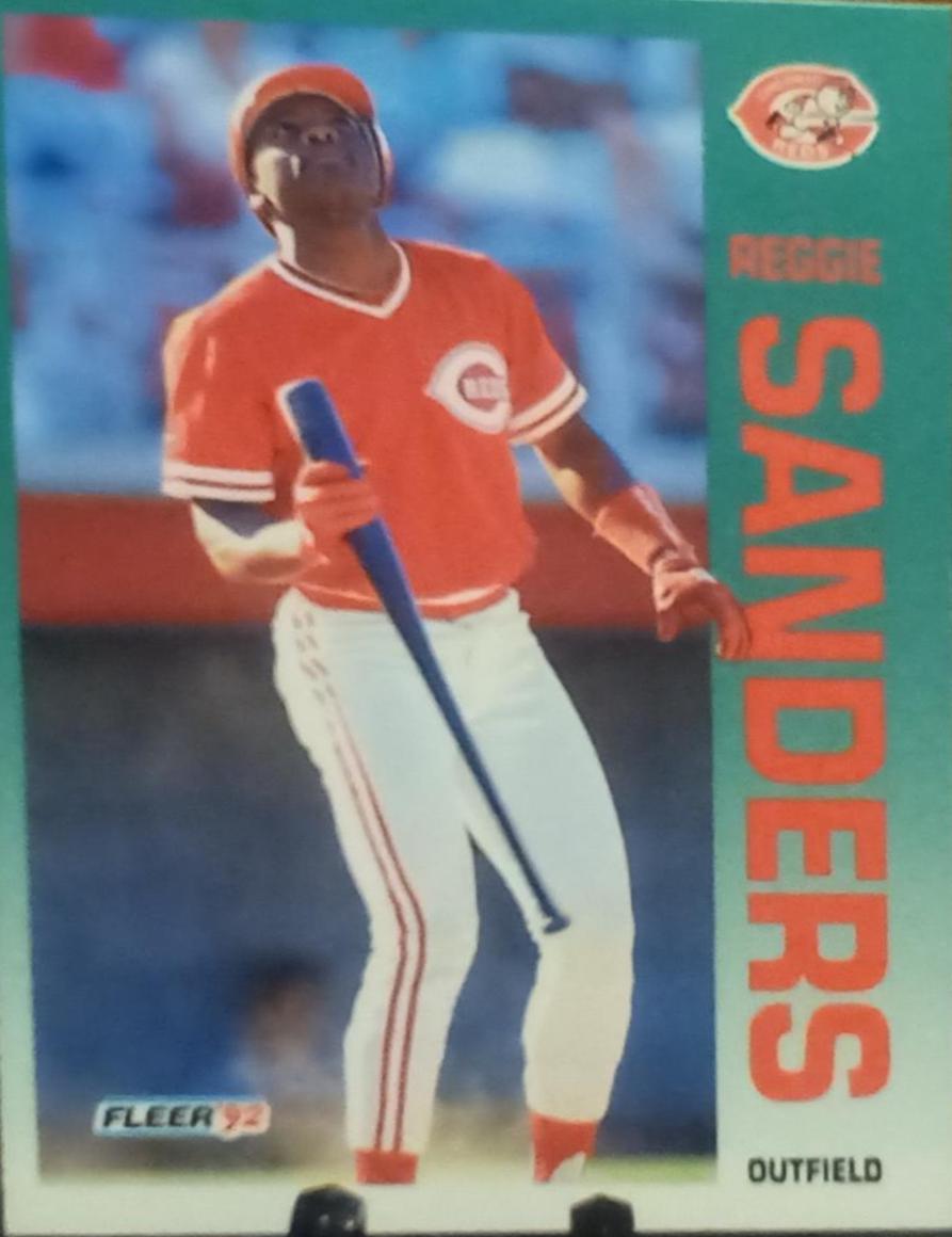 Reggie Sanders #421 Baseball Cards 1992 Fleer