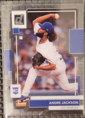 Andre Jackson #2 Baseball Cards 2022 Panini Chronicles Clearly Donruss