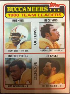 Buccaneers Checklist
