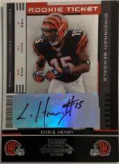 Chris Henry #120 2005 Playoff Contenders Football