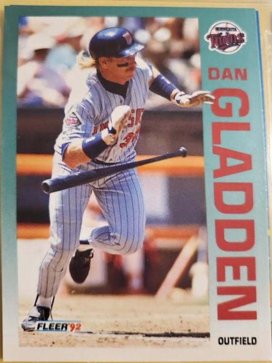 Danny Gladden #203 Baseball Cards 1992 Fleer