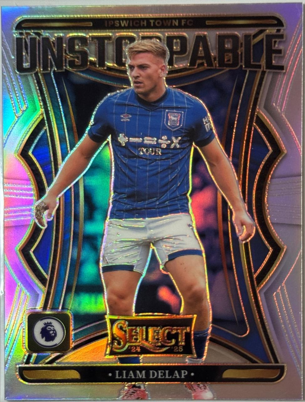 Liam Delap #4 Soccer Cards 2024 Panini Select Premier League Unstoppable
