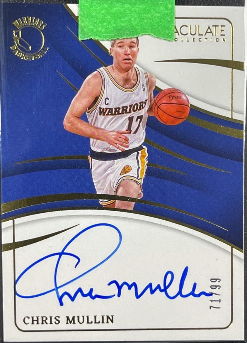 Chris Mullin #17 Basketball Cards 2023 Panini Immaculate Signature