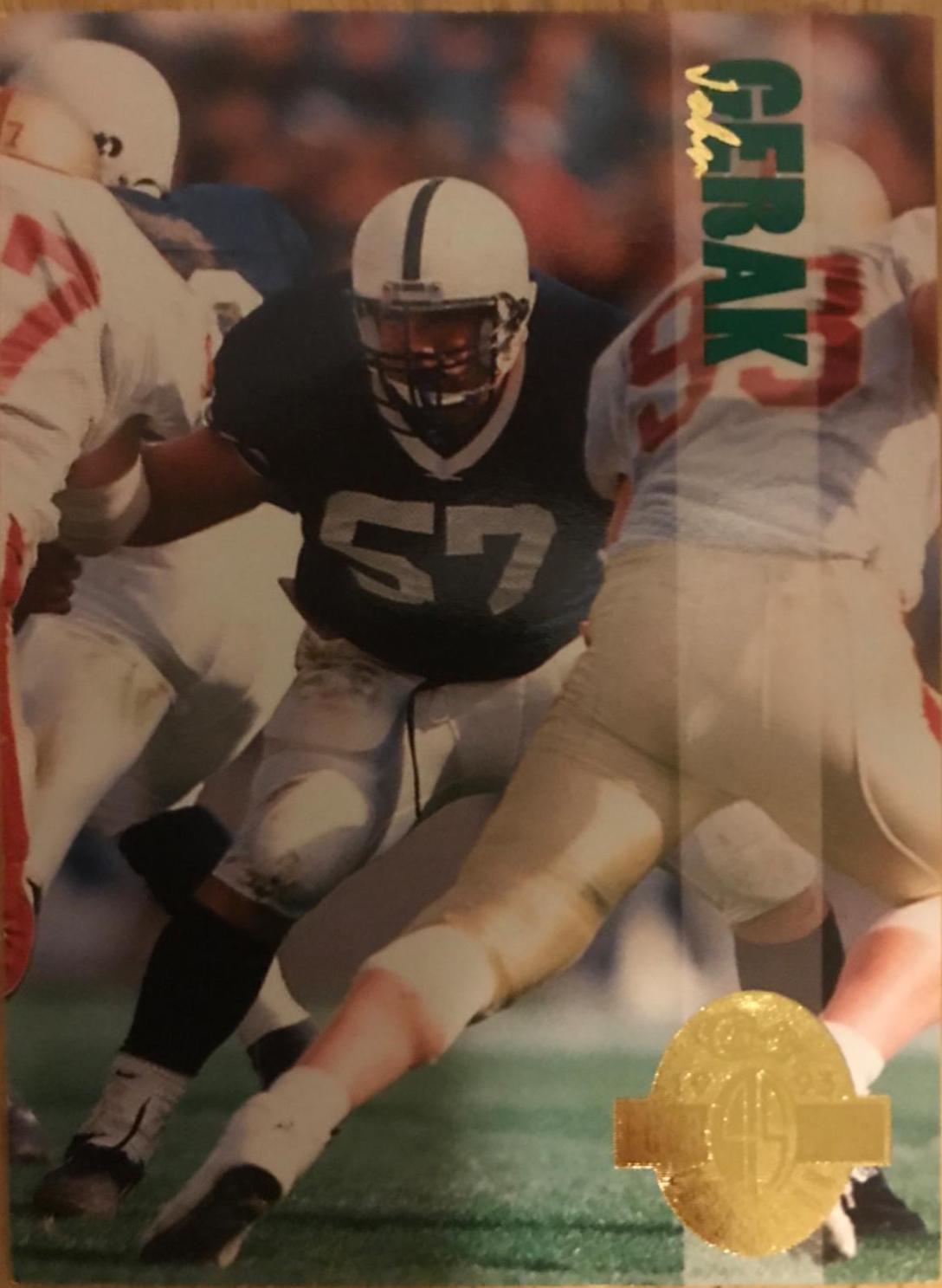 John Gerak #102 Football Cards 1993 Classic Four Sport