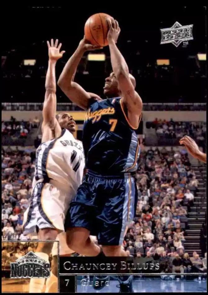 Chauncey Billups #41 Basketball Cards 2009 Upper Deck