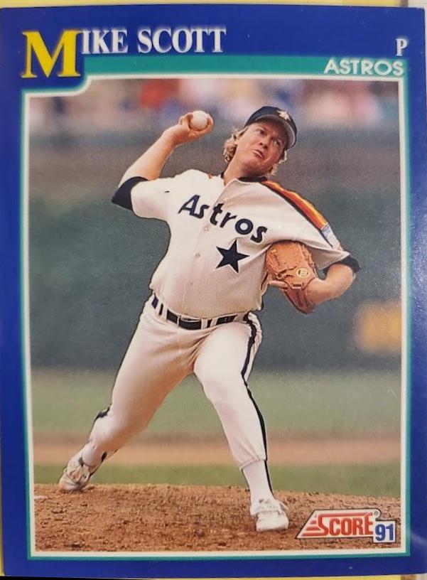 Mike Scott #46 Baseball Cards 1991 Score