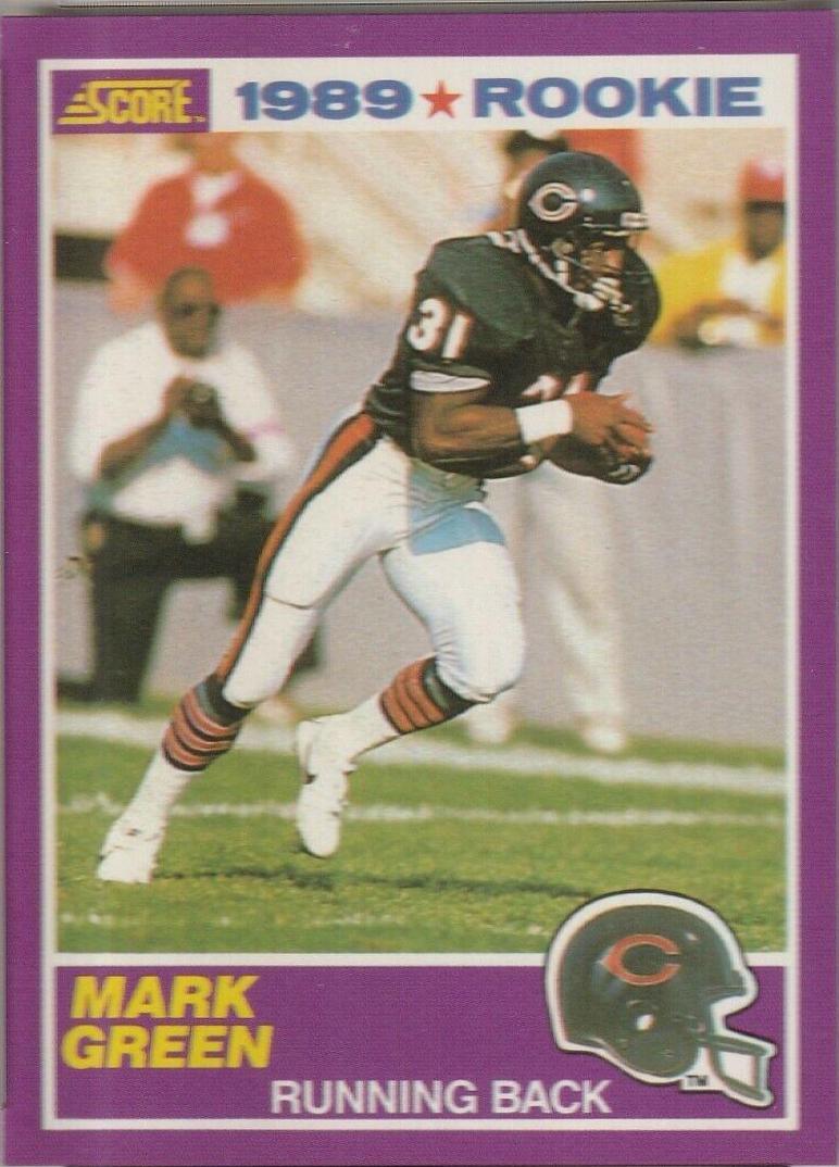 Mark Green #419S Football Cards 1989 Panini Score Supplemental