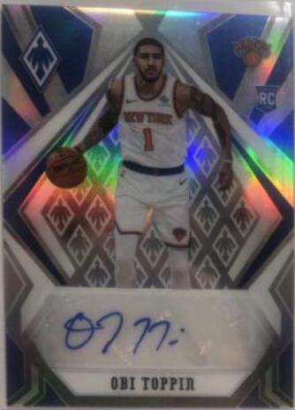 Obi Toppin Basketball Cards 2020 Panini Chronicles Phoenix Rookie Autographs
