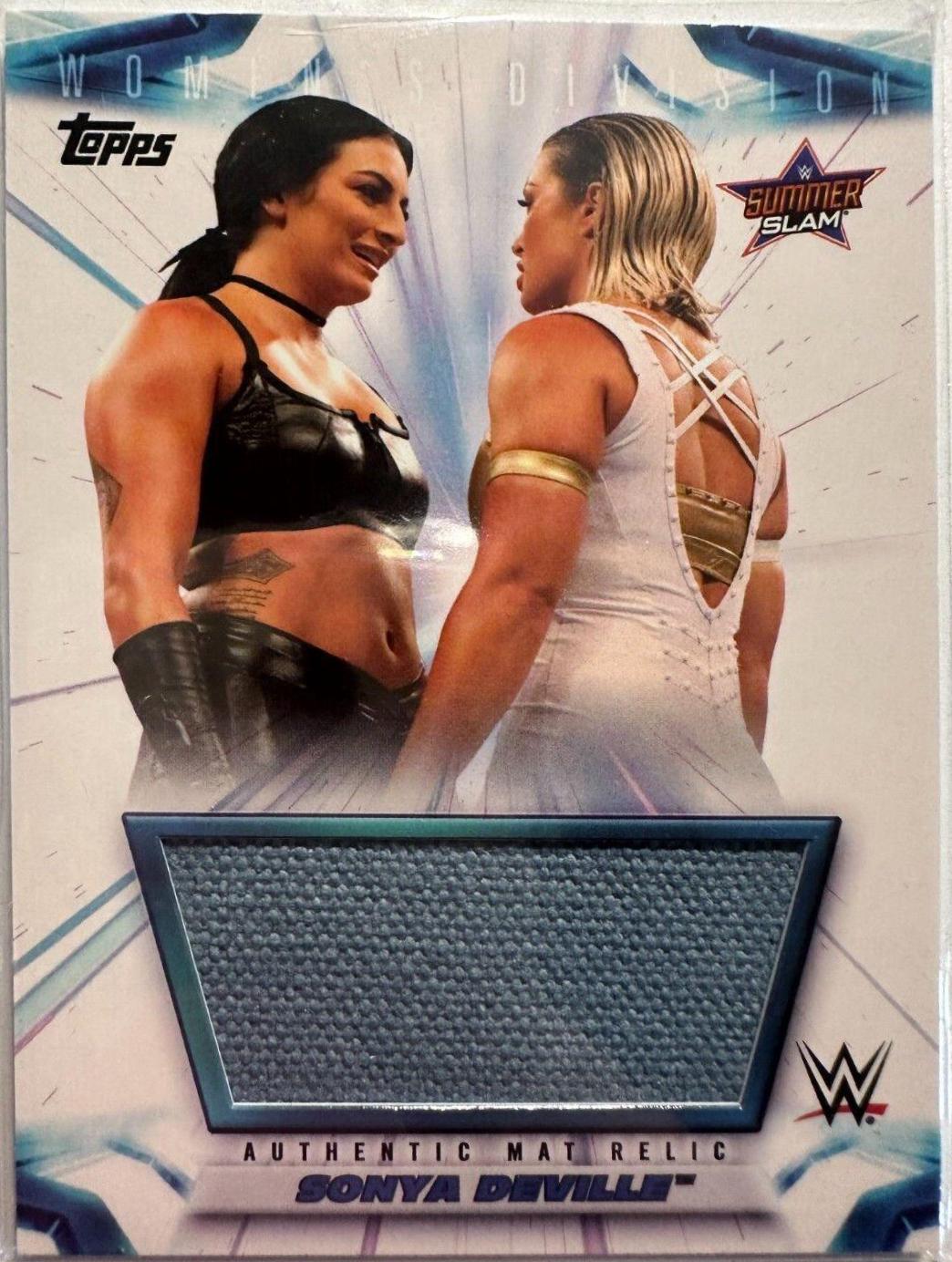 Sonya Deville #MR-SD Wrestling Cards 2021 Topps WWE Mat Relics