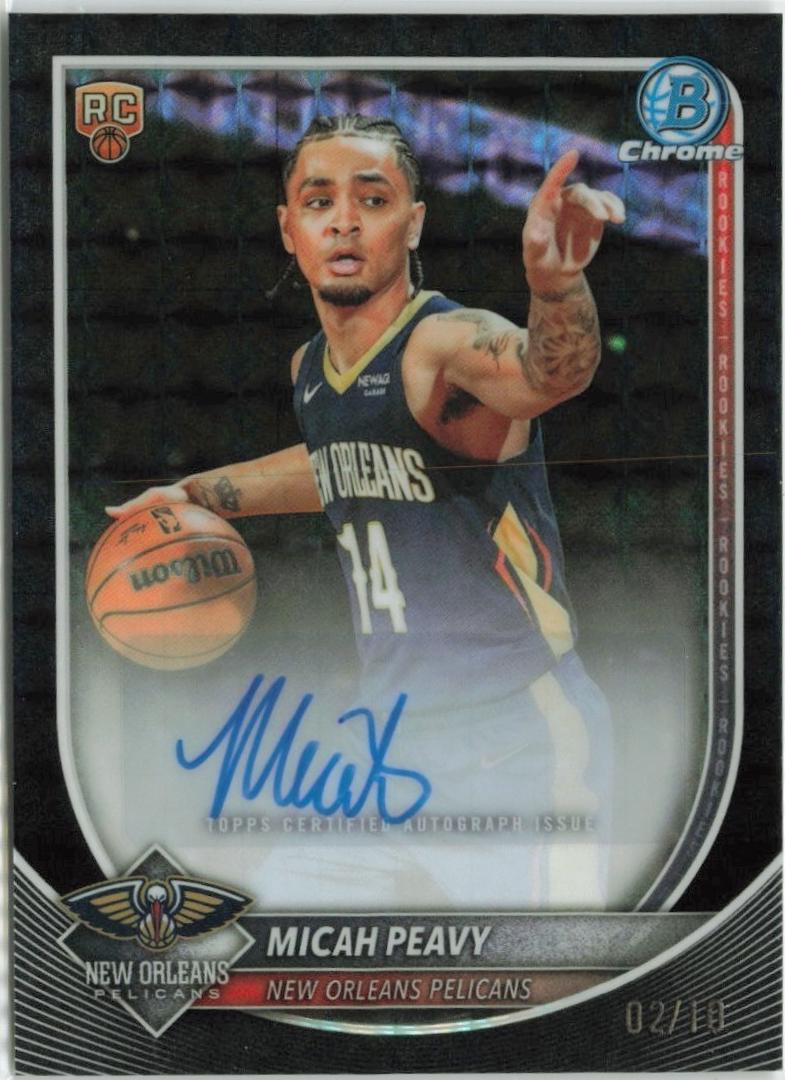 Micah Peavy [Black Geometric] #BCA-MP