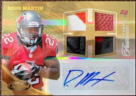 Doug Martin [Jersey Autograph Mirror Gold] #325