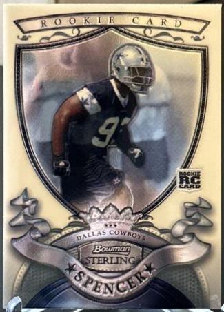 Anthony Spencer #11 Football Cards 2007 Bowman Sterling