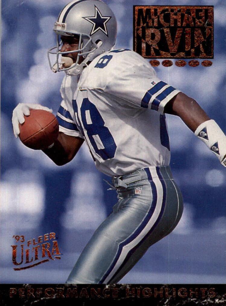 Michael Irvin #7 Football Cards 1993 Ultra Michael Irvin