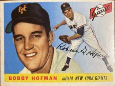 Bobby Hofman #17 Baseball Cards 1955 Topps