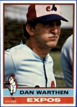 Dan Warthen #374 Baseball Cards 1976 Topps