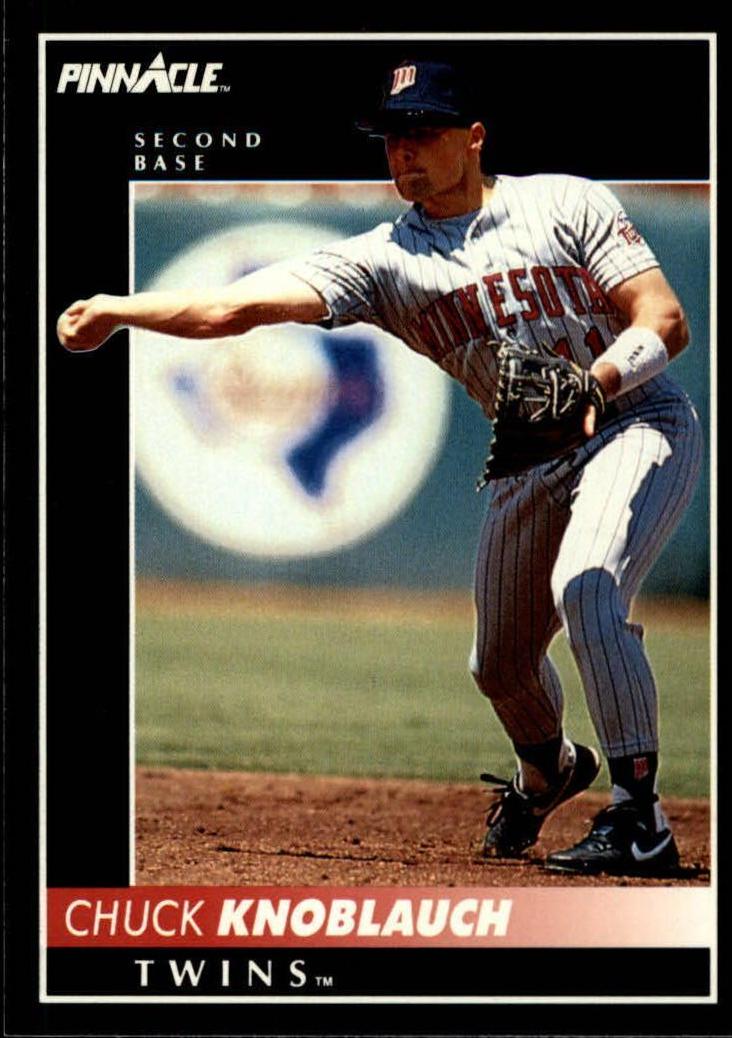 Chuck Knoblauch #119 Baseball Cards 1992 Pinnacle