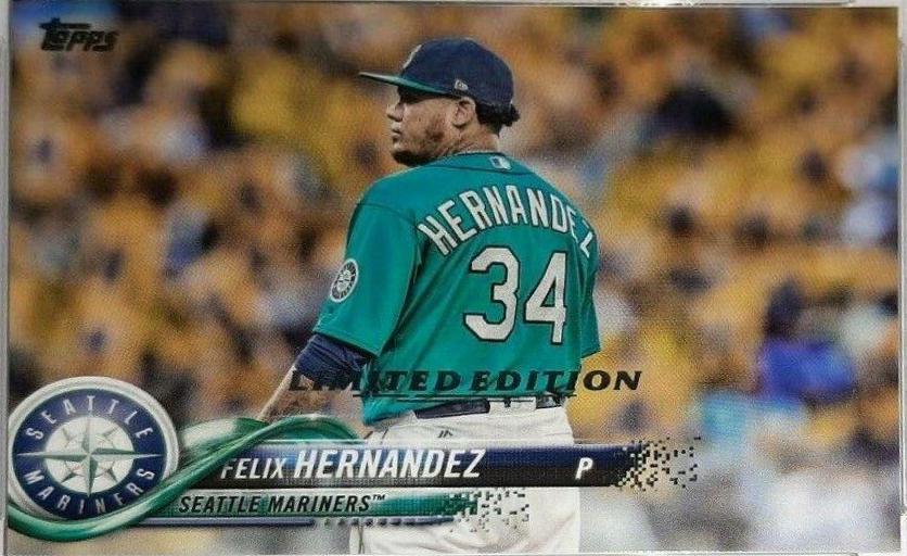 Felix Hernandez #567 Baseball Cards 2018 Topps Limited Edition