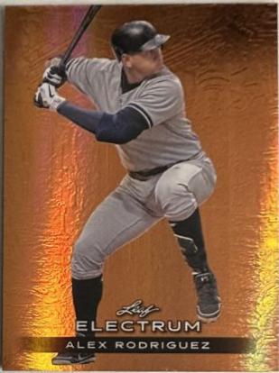 Alex Rodriguez #3 Baseball Cards 2024 Leaf Electrum