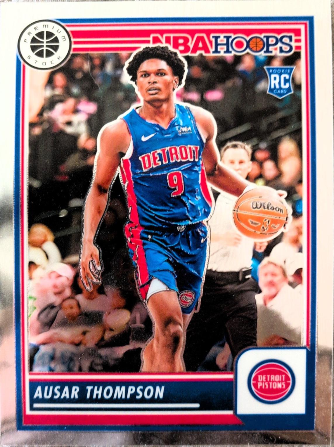 Ausar Thompson #6 Basketball Cards 2023 Panini Hoops Premium Stock Box Toppers