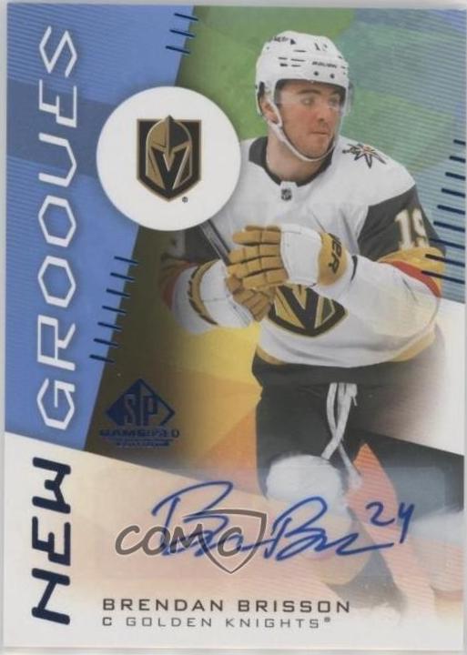 Brendan Brisson #NG-14 2024 Sp Game Used New Grooves Autograph Hockey