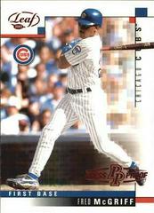 Fred McGriff #141 Baseball Cards 2003 Leaf Prices