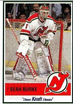Sean Burke #4 Hockey Cards 1990 Kraft