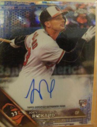 Joey Rickard [Blue Refractor] #RA-JR