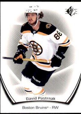 David Pastrnak #10 Hockey Cards 2021 SP