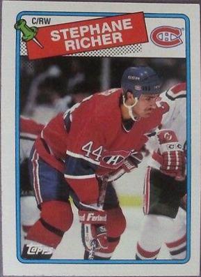 Stephane Richer #5 Hockey Cards 1988 Topps