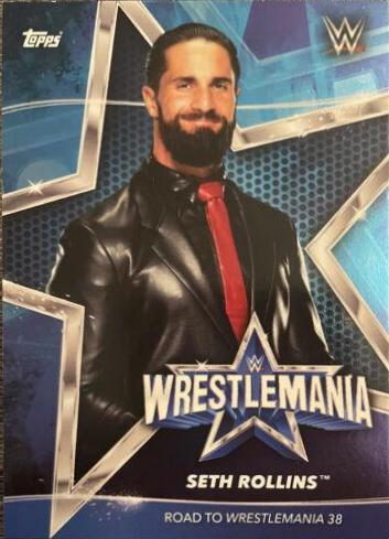 Seth Rollins #209 Wrestling Cards 2021 Topps WWE Superstars