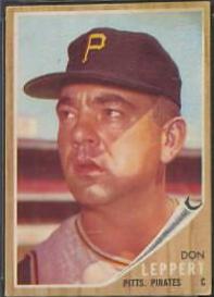 Don Leppert #36 Baseball Cards 1962 Venezuela Topps