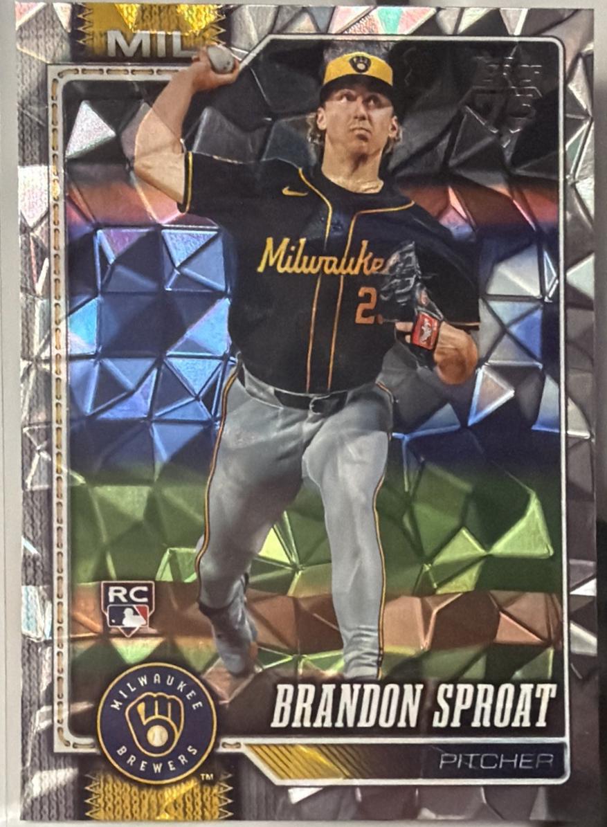 2026 Topps Series 2 Brandon Sproat [Diamante Foil] #534 card