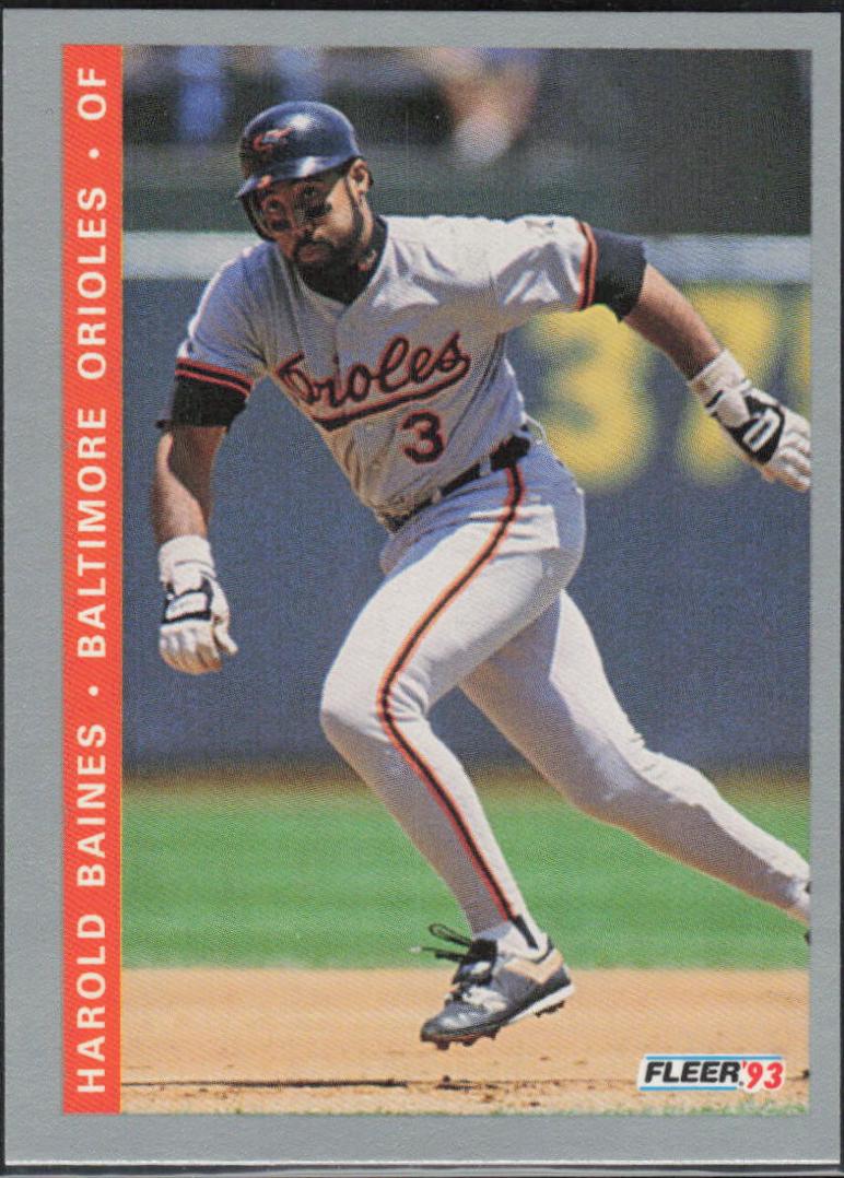 Harold Baines #F-156 Baseball Cards 1993 Fleer Final Edition