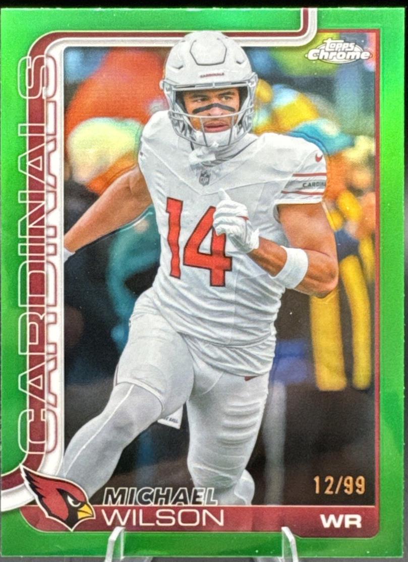 Michael Wilson [Leather Green] #2 Prices | 2025 Topps Chrome