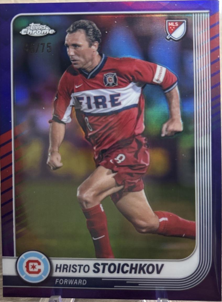 Hristo Stoichkov [Purple Refractor] #84 Prices | 2025 Topps Chrome