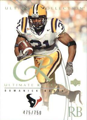 Domanick Davis #66 2003 Ultimate Collection Football