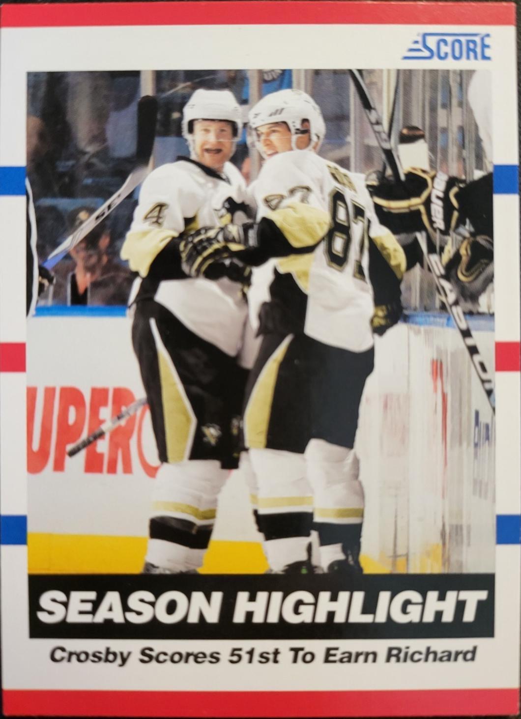 Sidney Crosby #25 Hockey Cards 2010 Panini Score