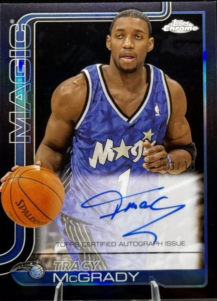 Tracy McGrady [Refractor Black] #TCA-TM