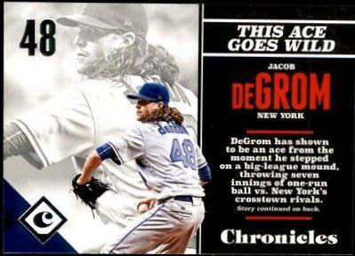 Jacob deGrom #6 Baseball Cards 2017 Panini Chronicles
