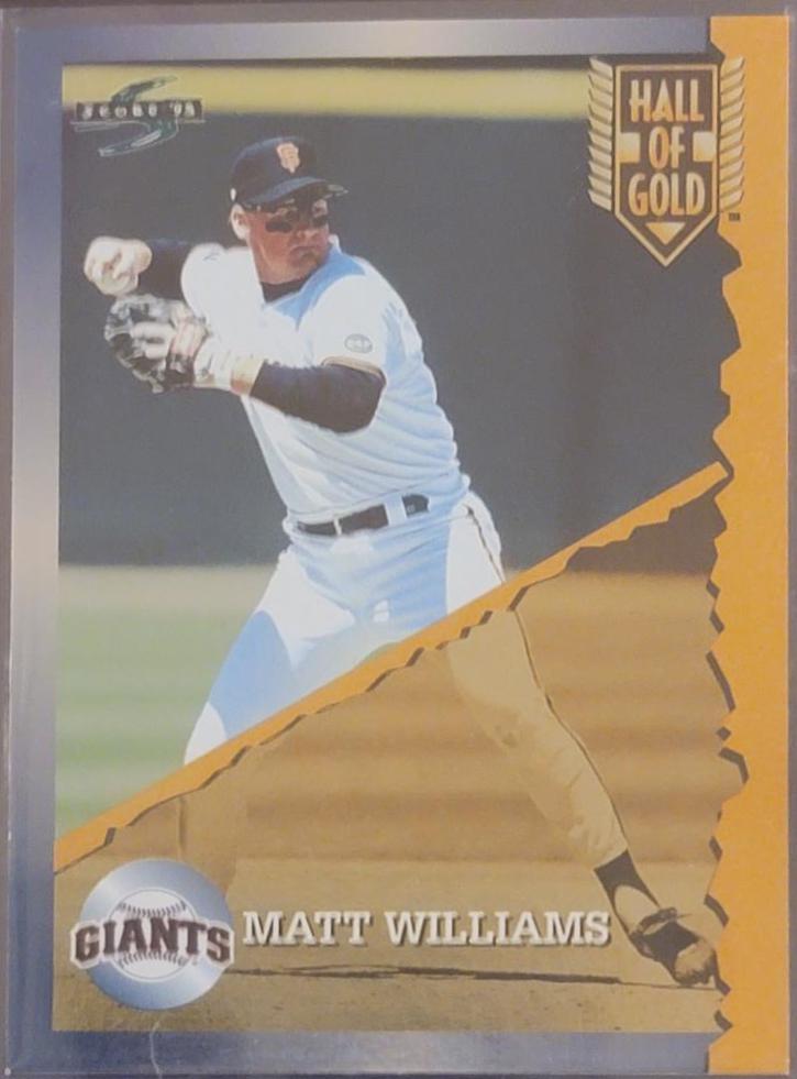 Matt Williams #2 1995 Score Hall Of Gold Baseball