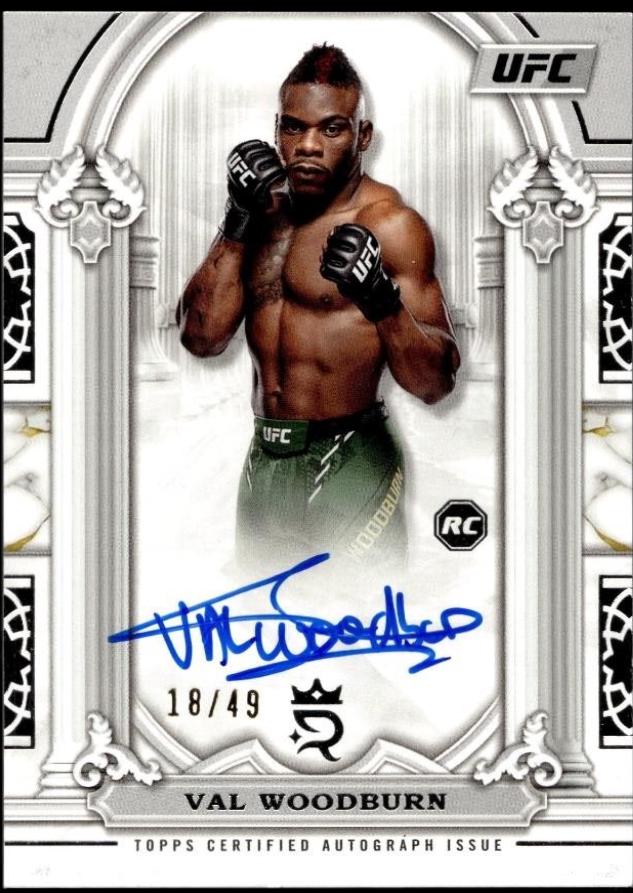 Val Woodburn #II-VW Ufc Cards 2024 Topps Royalty UFC Imperial Ink