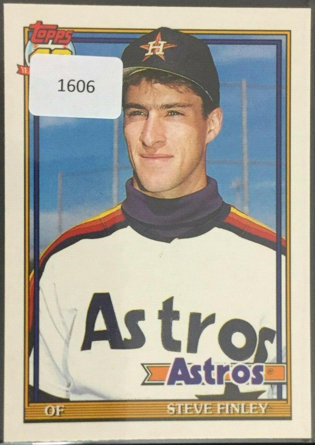 Steve Finley #42T Baseball Cards 1991 Topps Traded
