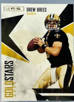 Drew Brees #6 Football Cards 2010 Panini Rookies & Stars Gold