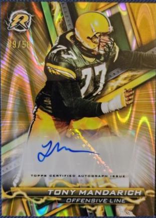 Tony Mandarich [Gold Power Surge] #RA-TM