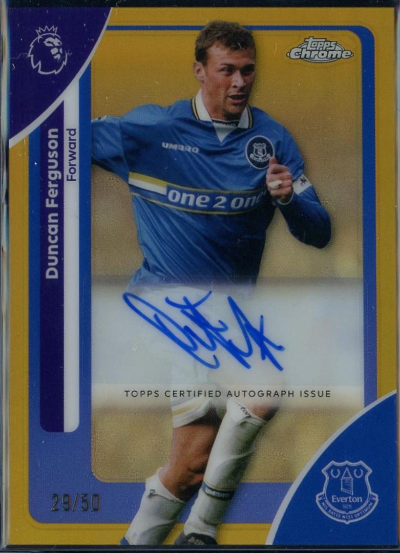 Duncan Ferguson #CA-DF Prices | 2026 Topps Chrome Premier League 