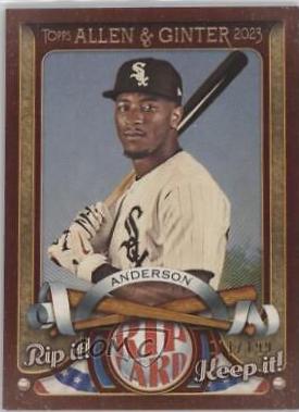 Tim Anderson #RC-TA 2023 Topps Allen & Ginter Baseball Rip Cards