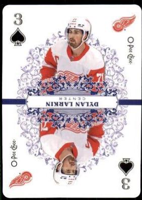Dylan Larkin #3 Hockey Cards 2022 O Pee Chee Playing Cards