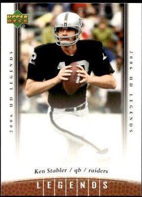 Ken Stabler #22 Football Cards 2006 Upper Deck Legends Legendary Signatures