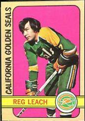 Reg Leach #17 Hockey Cards 1972 Topps