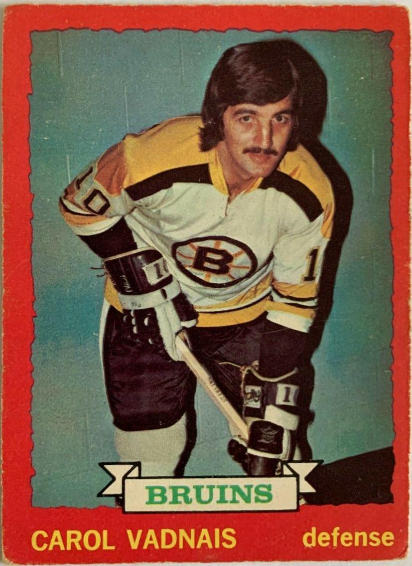 Carol Vadnais #58 1973-74 O-Pee-Chee Hockey